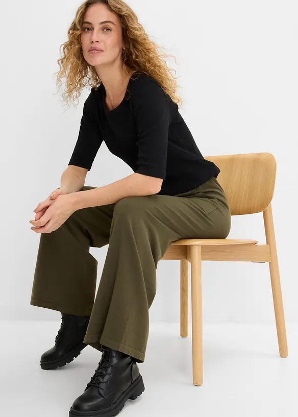 Pantaloni in maglia, bonprix