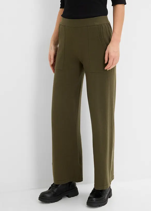 Pantaloni in maglia, bonprix
