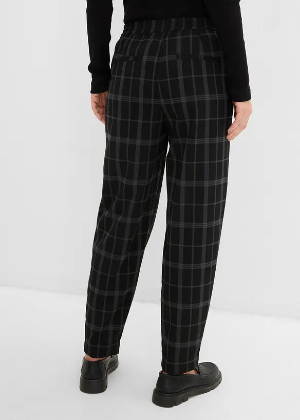 Pantaloni barrel in misto viscosa morbido, bonprix