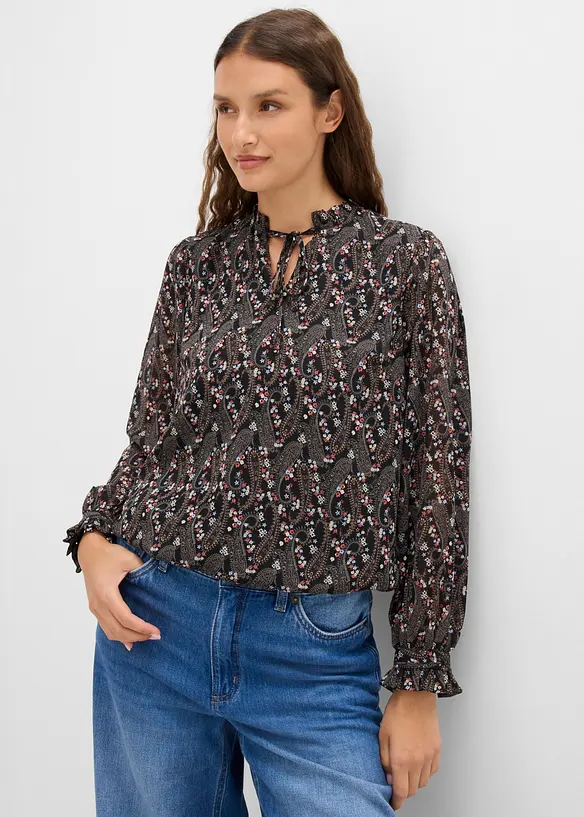 Blusa in chiffon leggero, bonprix