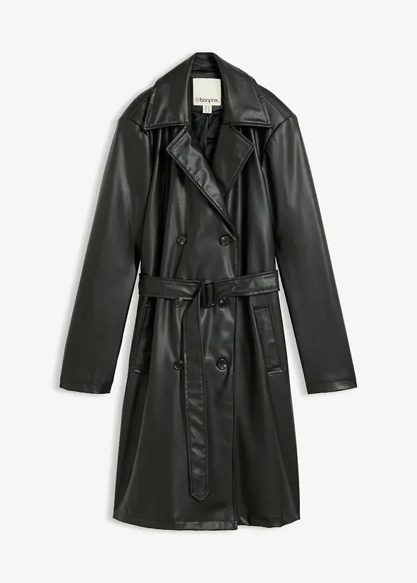 Cappotto in similpelle, bonprix