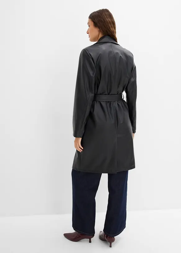 Cappotto in similpelle, bonprix