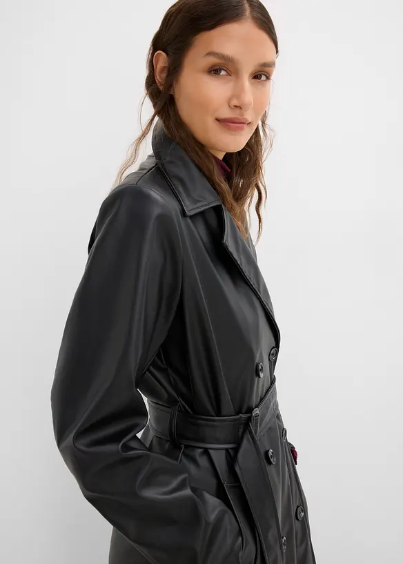 Cappotto in similpelle, bonprix