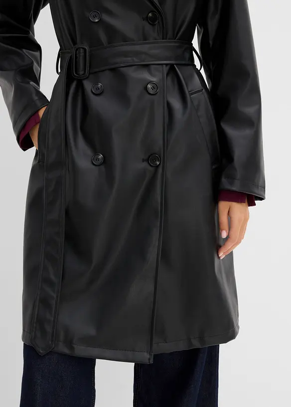 Cappotto in similpelle, bonprix