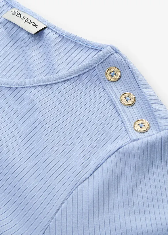 Maglia a maniche lunghe in misto viscosa morbido, bonprix