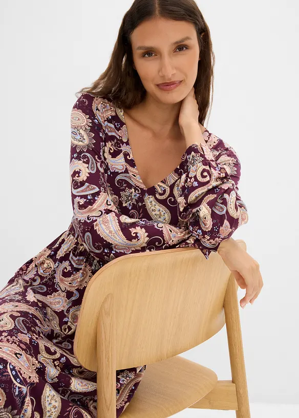 Abito in morbido jersey di misto viscosa, bonprix