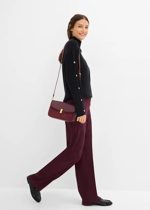 Maglione in filato fine di misto viscosa morbido, bonprix