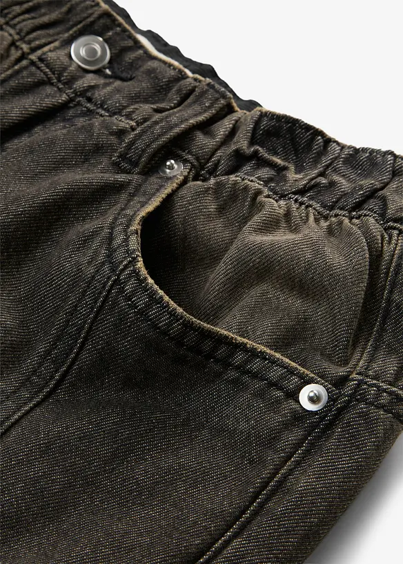 Jeans barrel con vita comoda, vita media, bonprix