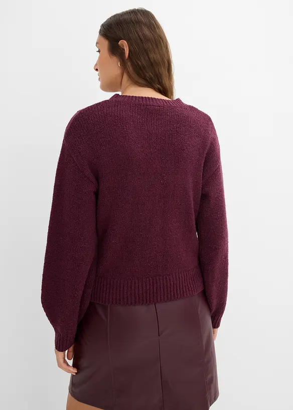 Cardigan in filato grosso con abbottonatura, bonprix