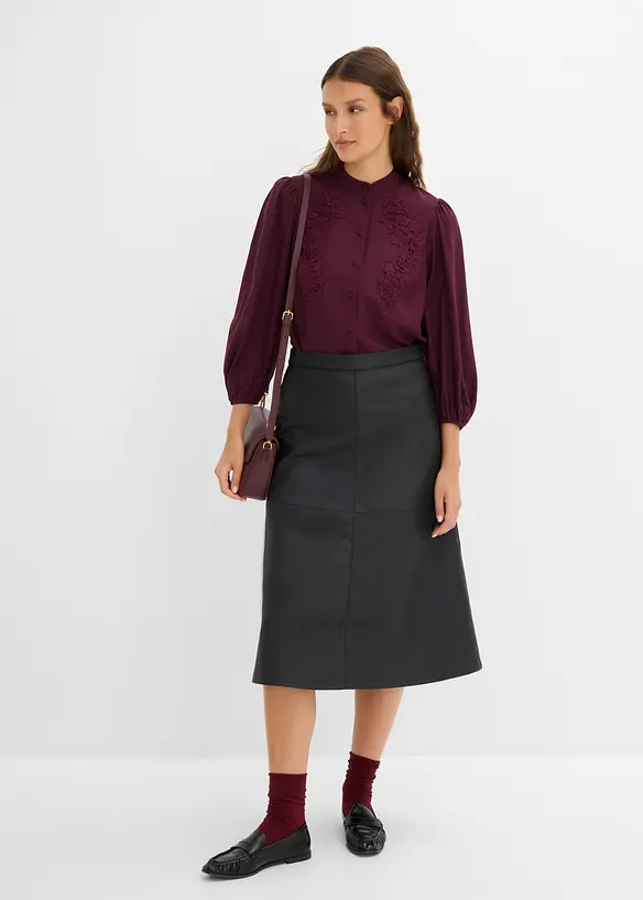 Blusa in misto lyocell fluido, bonprix