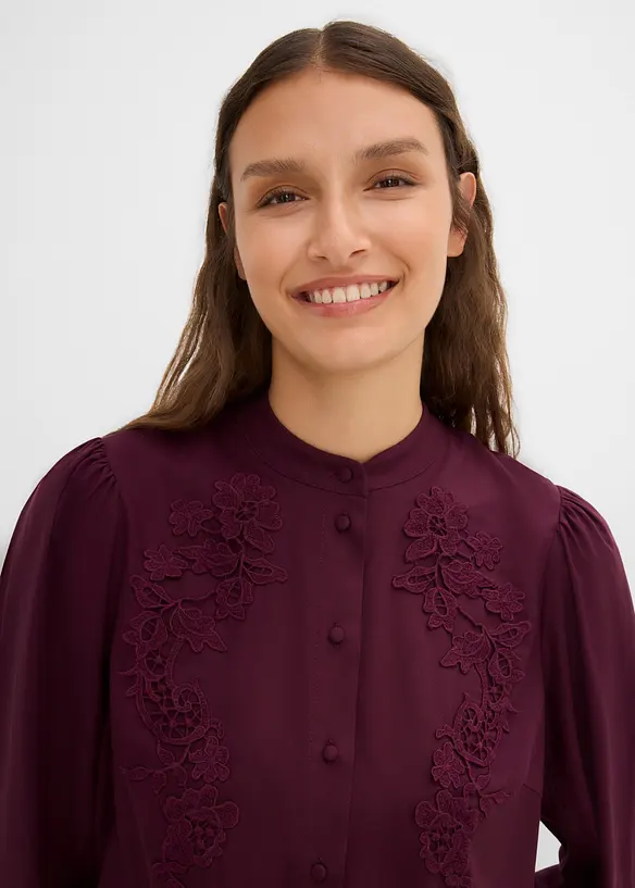 Blusa in misto lyocell fluido, bonprix