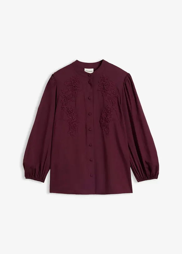 Blusa in misto lyocell fluido, bonprix