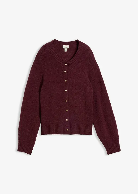 Cardigan in filato grosso con abbottonatura, bonprix