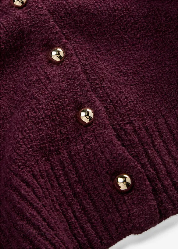Cardigan in filato grosso con abbottonatura, bonprix