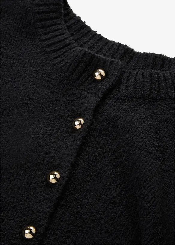 Cardigan in filato grosso con abbottonatura, bonprix