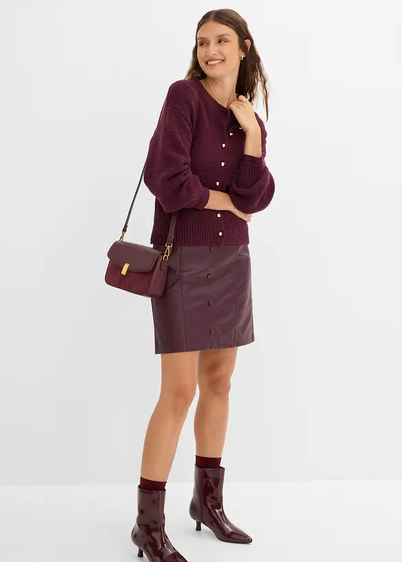Cardigan in filato grosso con abbottonatura, bonprix