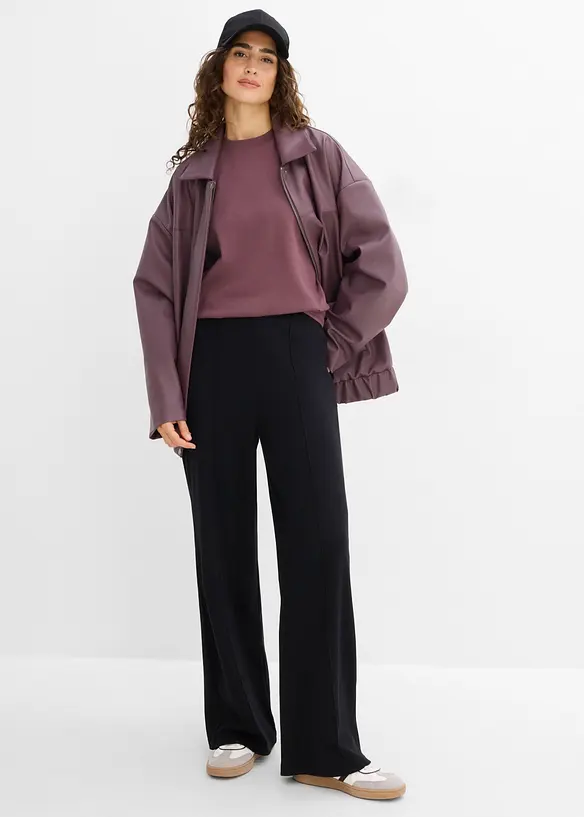 Pantaloni in jersey di puro cotone, bonprix