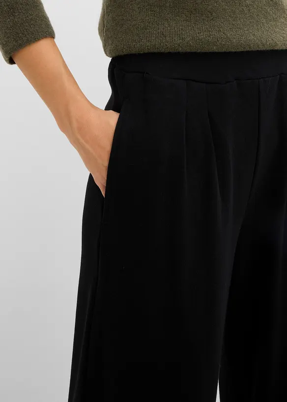 Pantaloni in jersey con pinces, bonprix