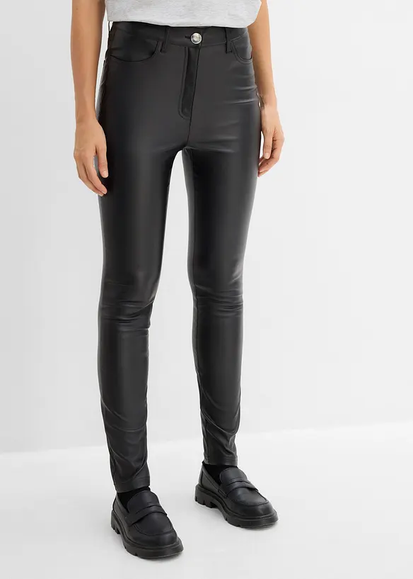 Pantaloni pancia piatta in bengalina rivestita di misto viscosa, bonprix