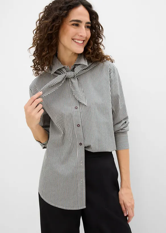 Camicia con sciarpina staccabile, bonprix
