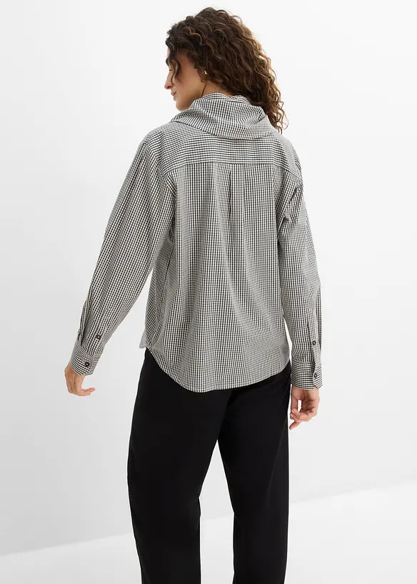 Camicia con sciarpina staccabile, bonprix