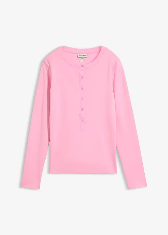 Maglia a maniche lunghe in cotone biologico pesante, bonprix