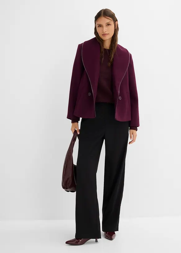 Pantaloni barrel in misto viscosa, bonprix