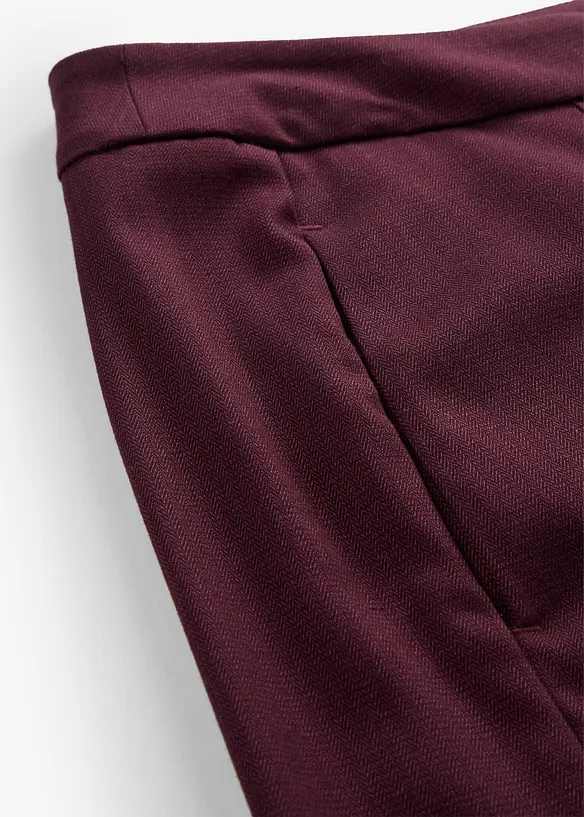 Pantaloni barrel in misto viscosa, bonprix