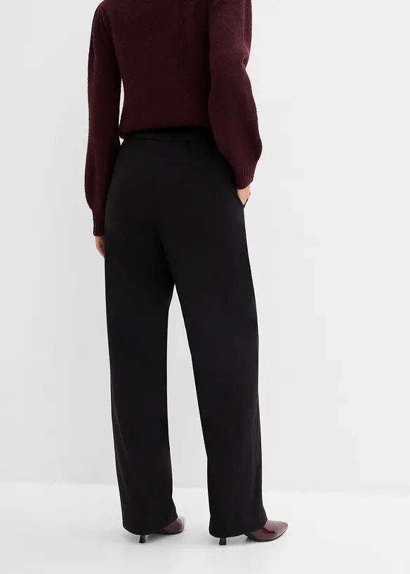 Pantaloni barrel in misto viscosa, bonprix