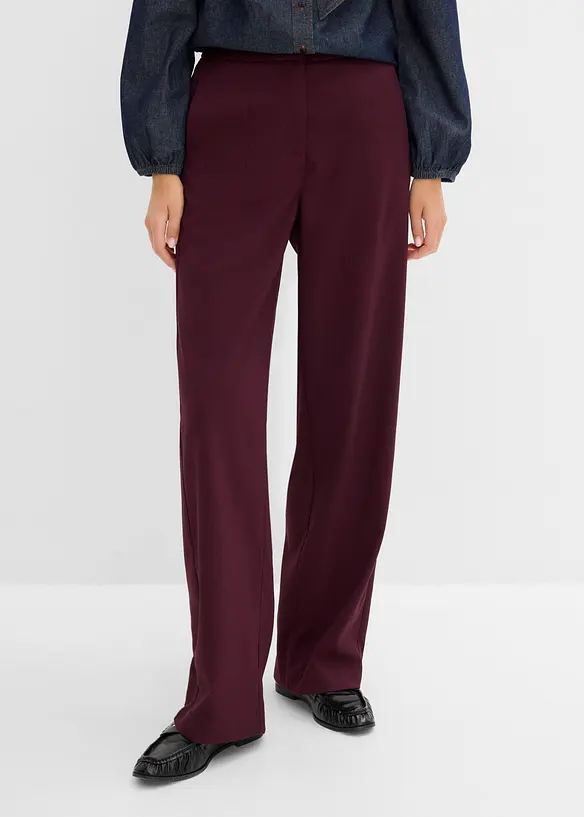 Pantaloni barrel in misto viscosa, bonprix