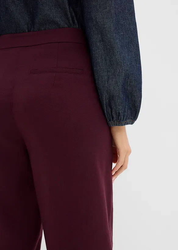 Pantaloni barrel in misto viscosa, bonprix