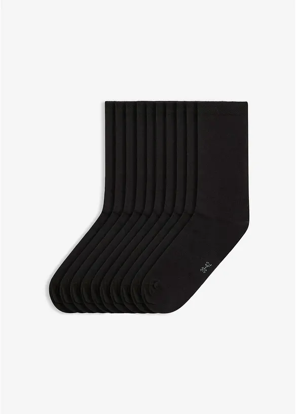 Calzini con bordo morbido (pacco da 10 paia), bonprix