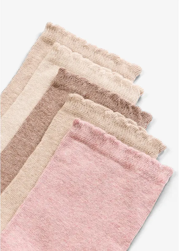 Calzini con cotone biologico (pacco da 5 paia), bonprix
