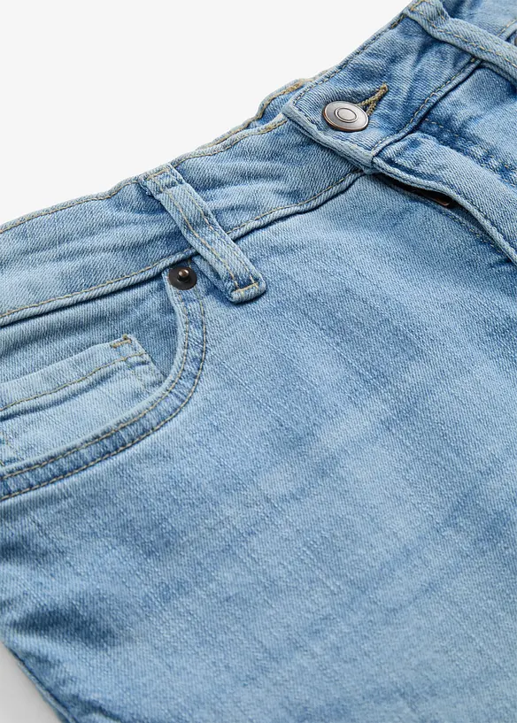 Jeans bootcut elasticizzati confortevoli, vita media, bonprix