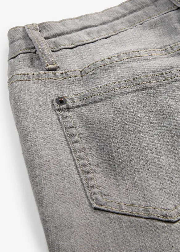 Jeans bootcut elasticizzati confortevoli, vita media, bonprix