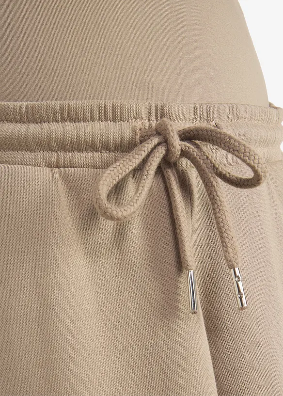 Pantaloni da jogging pr&eacute;maman comodi in cotone biologico, bonprix