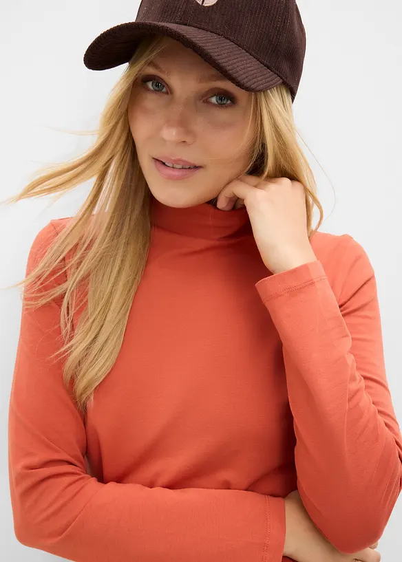 Maglia a maniche lunghe aderente, bonprix