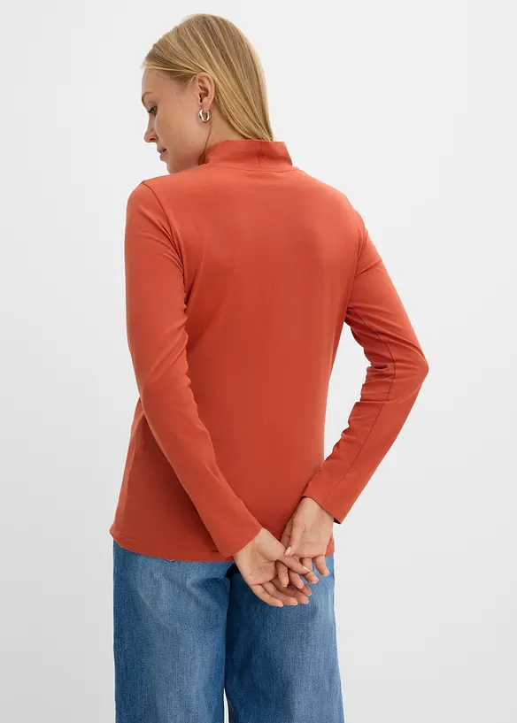 Maglia a maniche lunghe aderente, bonprix