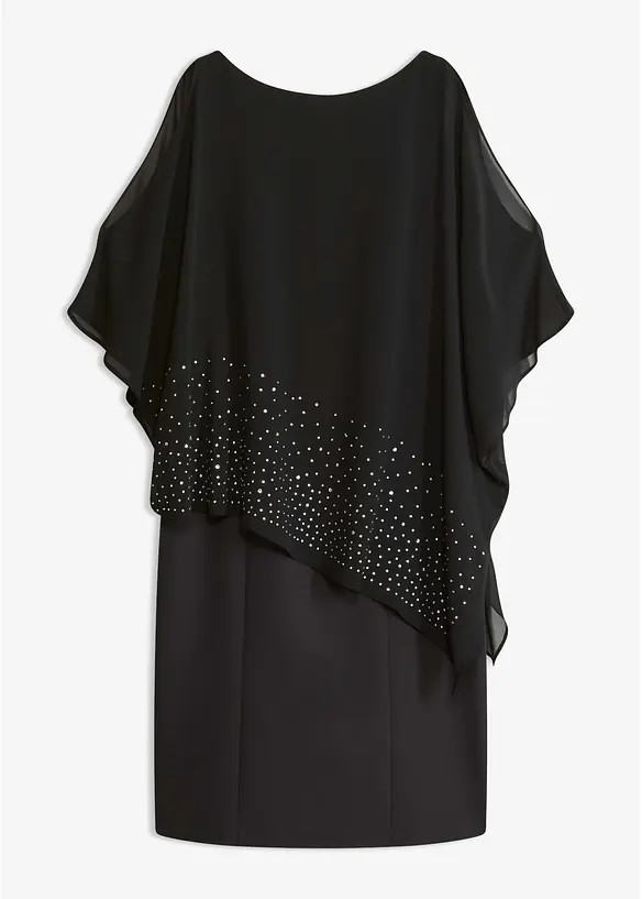 Abito a tubino con strass, bonprix