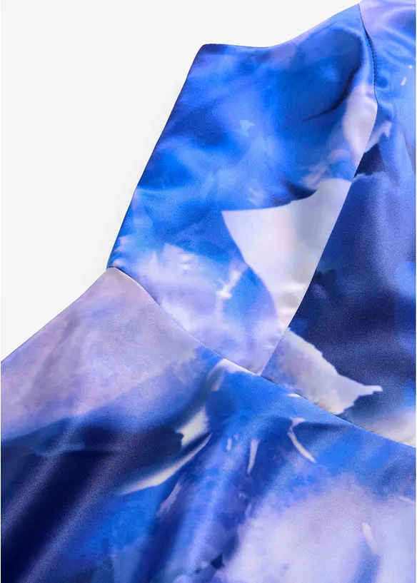 Abito lungo in satin lucido, bonprix