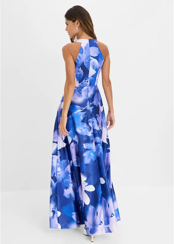 Abito lungo in satin lucido, bonprix