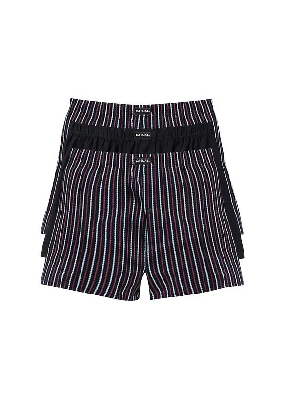 Boxer larghi in jersey di cotone (pacco da 3), bonprix