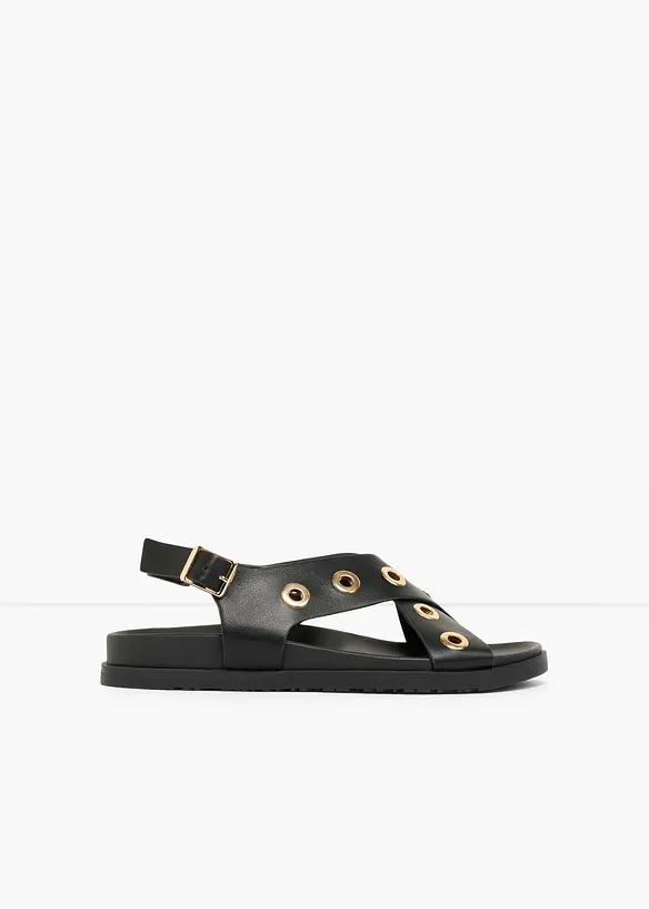 Sandali con occhielli, bonprix