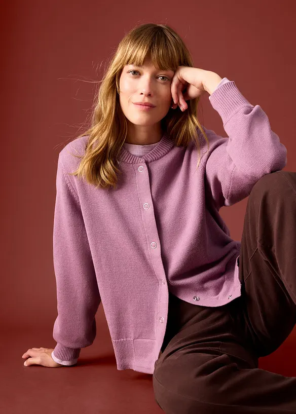 Cardigan in puro cotone, bonprix