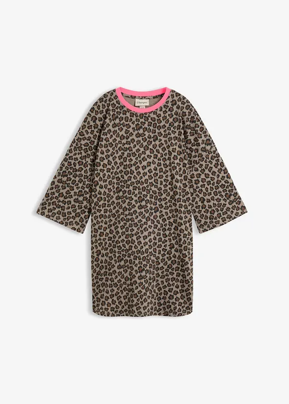 Maglia lunga oversize in puro cotone biologico, bonprix