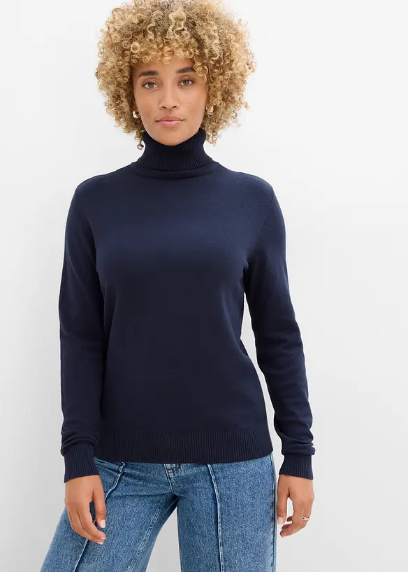 Maglione a collo alto, bonprix