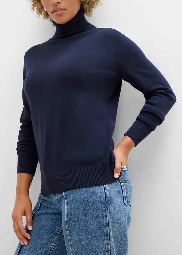 Maglione a collo alto, bonprix