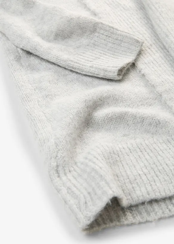 Cardigan lungo con collo a scialle, bonprix