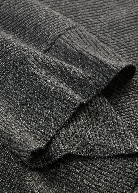 Maglione lungo in misto viscosa, bonprix