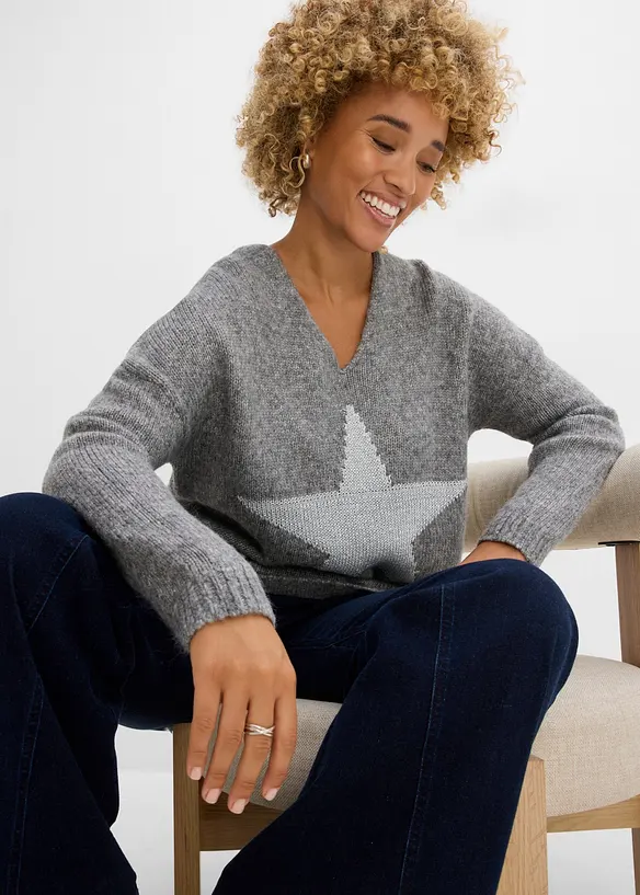 Maglione con stella, bonprix